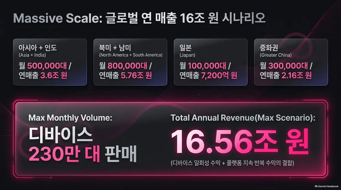 Massive Scale: a KRW 16 trillion annual revenue scenario