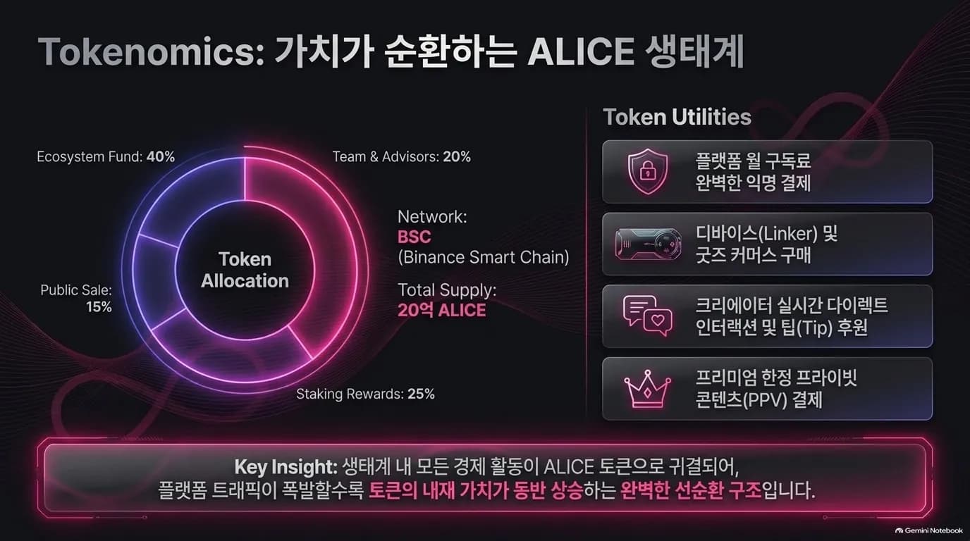 Tokenomics: an ALICE ecosystem where value circulates